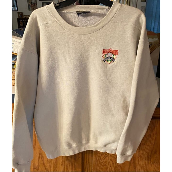 Cooperstown Field of Dreams Baseball 90s Crewneck Unisex Cotton Sweatshirt Small - Picture 1 of 11